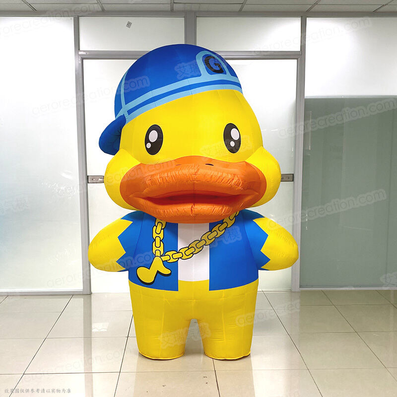 Interactive Inflatable Cartoon Duck Costume