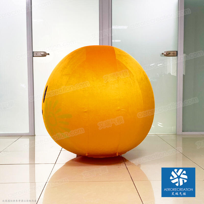 Customized Inflatable Orange with Facebook