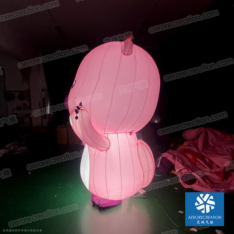 Cute Inflatable Loopy IP Promotion with Light