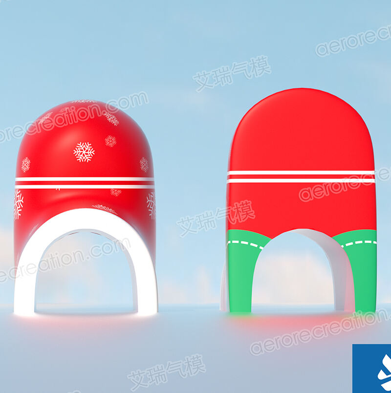 Christmas Sock Custom Inflatable Tunnel