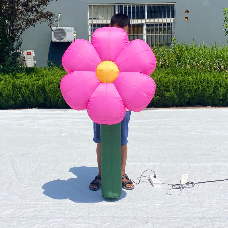 Giant Inflatable Pink Flower