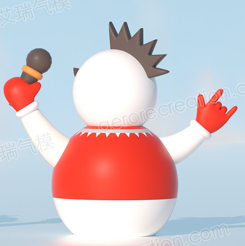 Aero Christmas Inflatable Cartoon Snowman Character