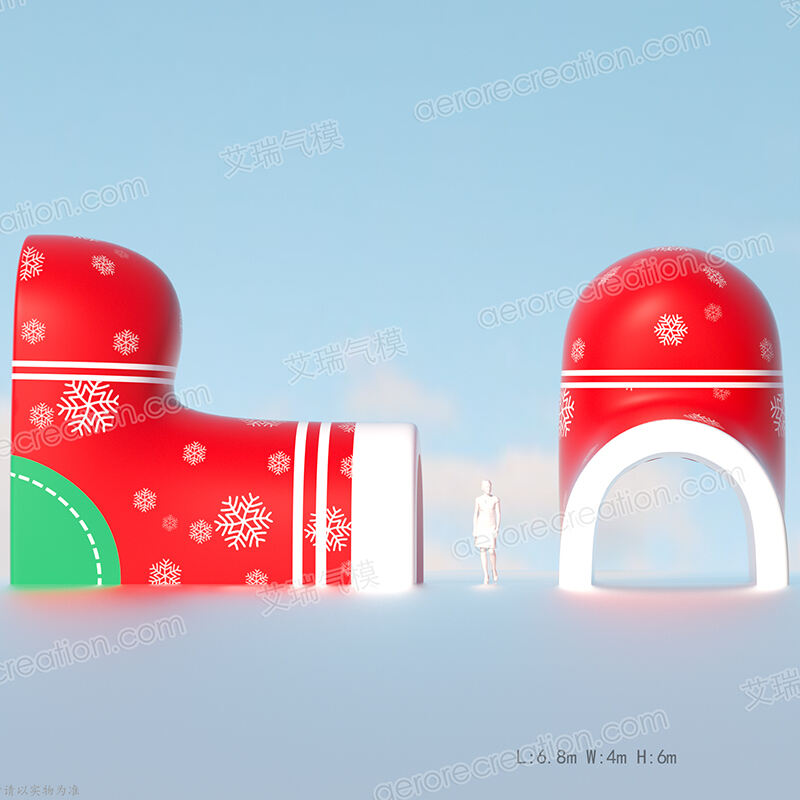 Christmas Sock Custom Inflatable Tunnel