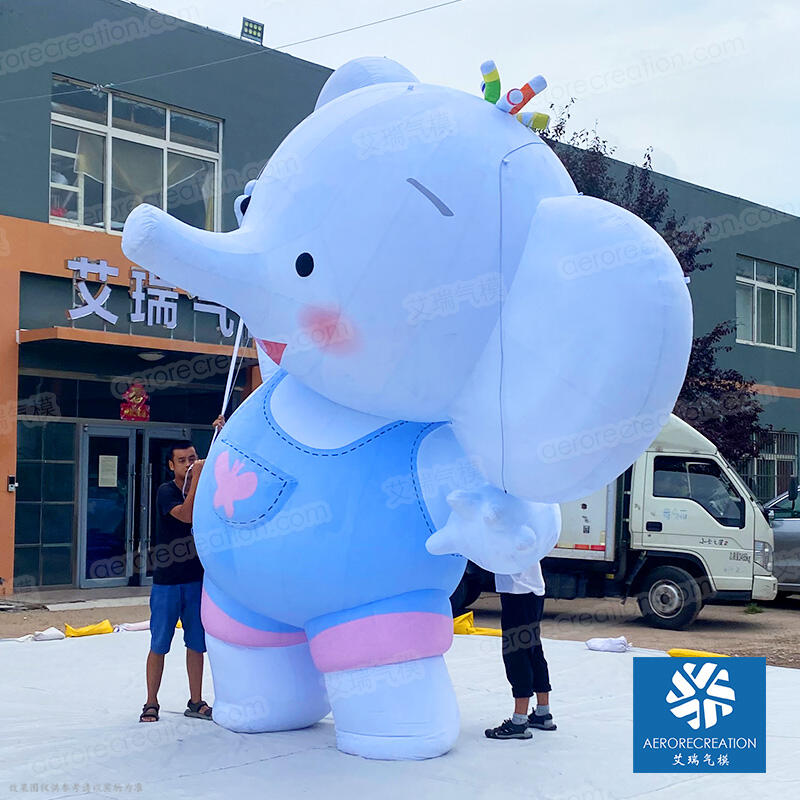 Inflatable Hanging Cartoon Elephant Character