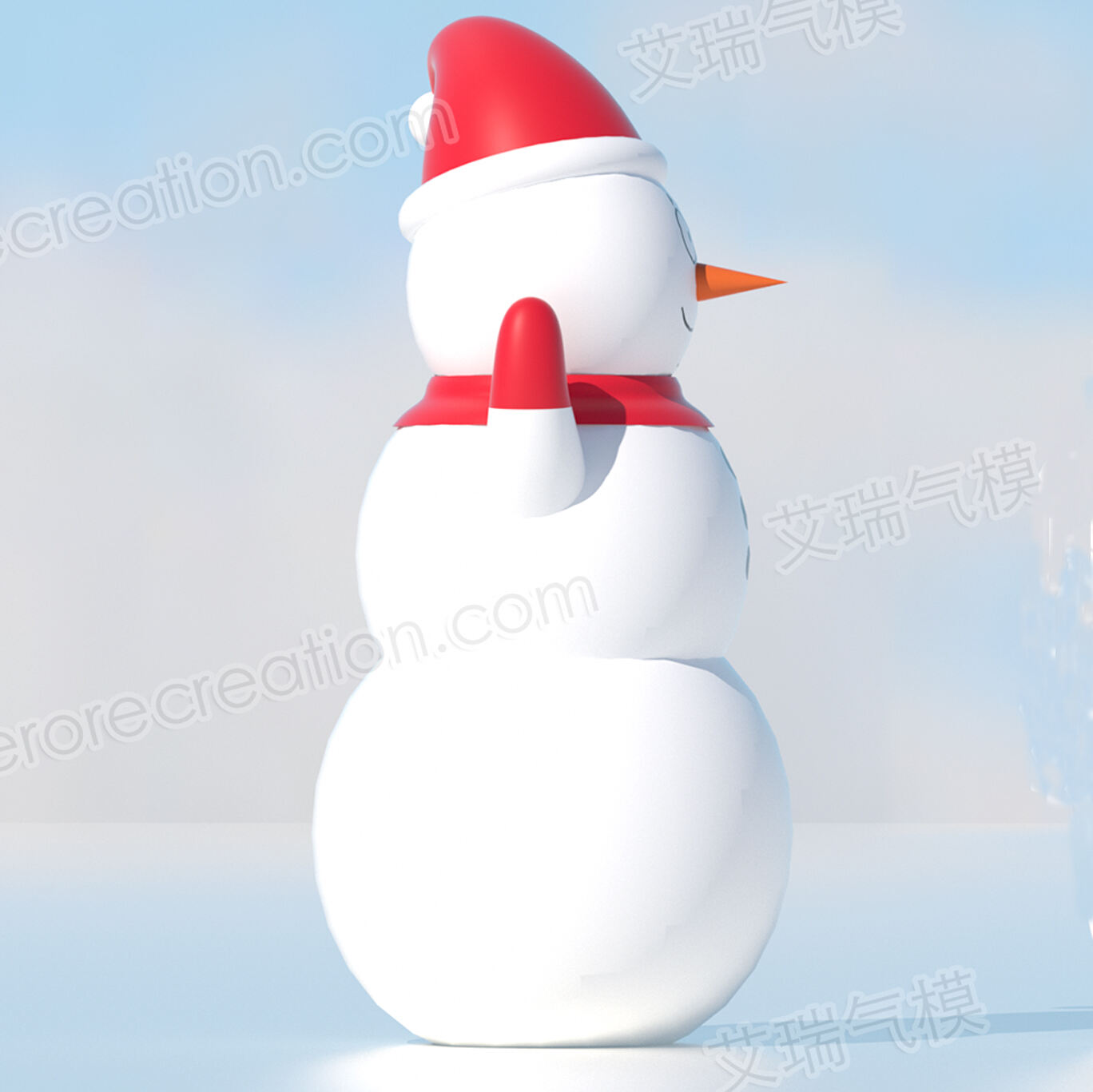 Crazy Inflatable Christmas Snowman