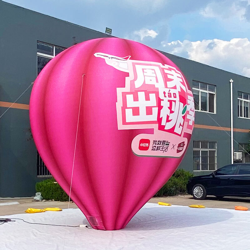 Inflatable pink hot air Balloon