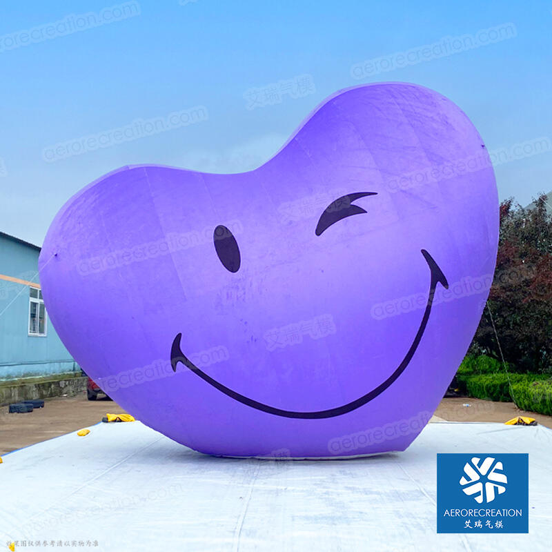 Hanging Inflatable Smile Heart 