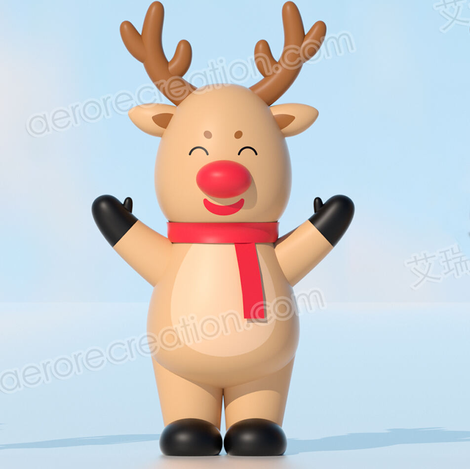 Stand Inflatable Christmas Reindeer