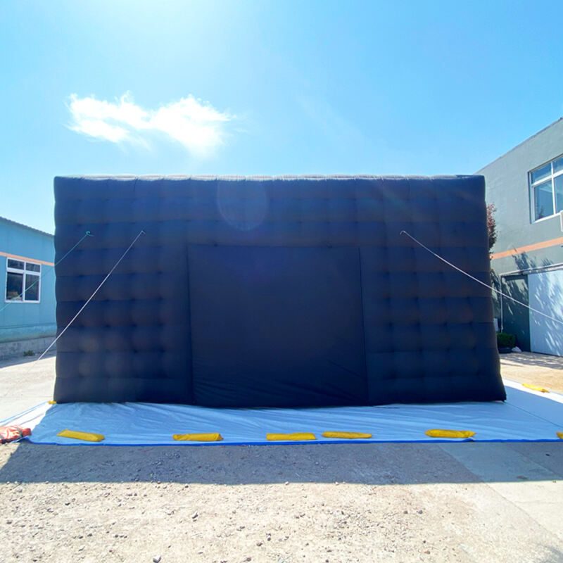 Inflatable black cube Tent