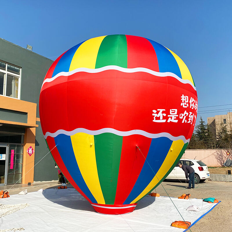 Inflatable colorful hot air Balloon