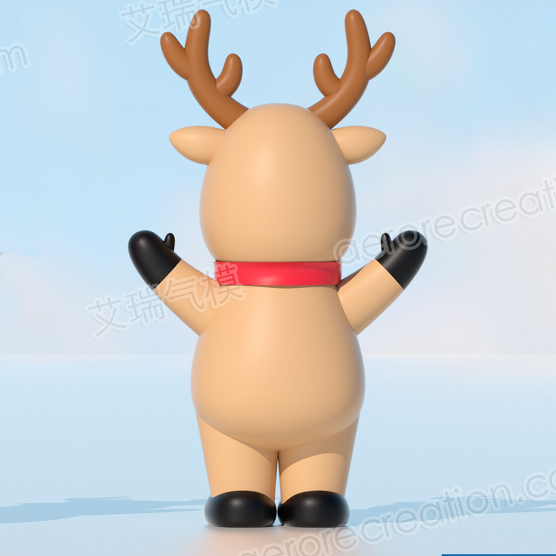 Stand Inflatable Christmas Reindeer