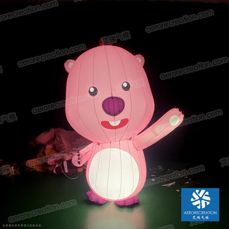 Cute Inflatable Loopy IP Promotion with Light