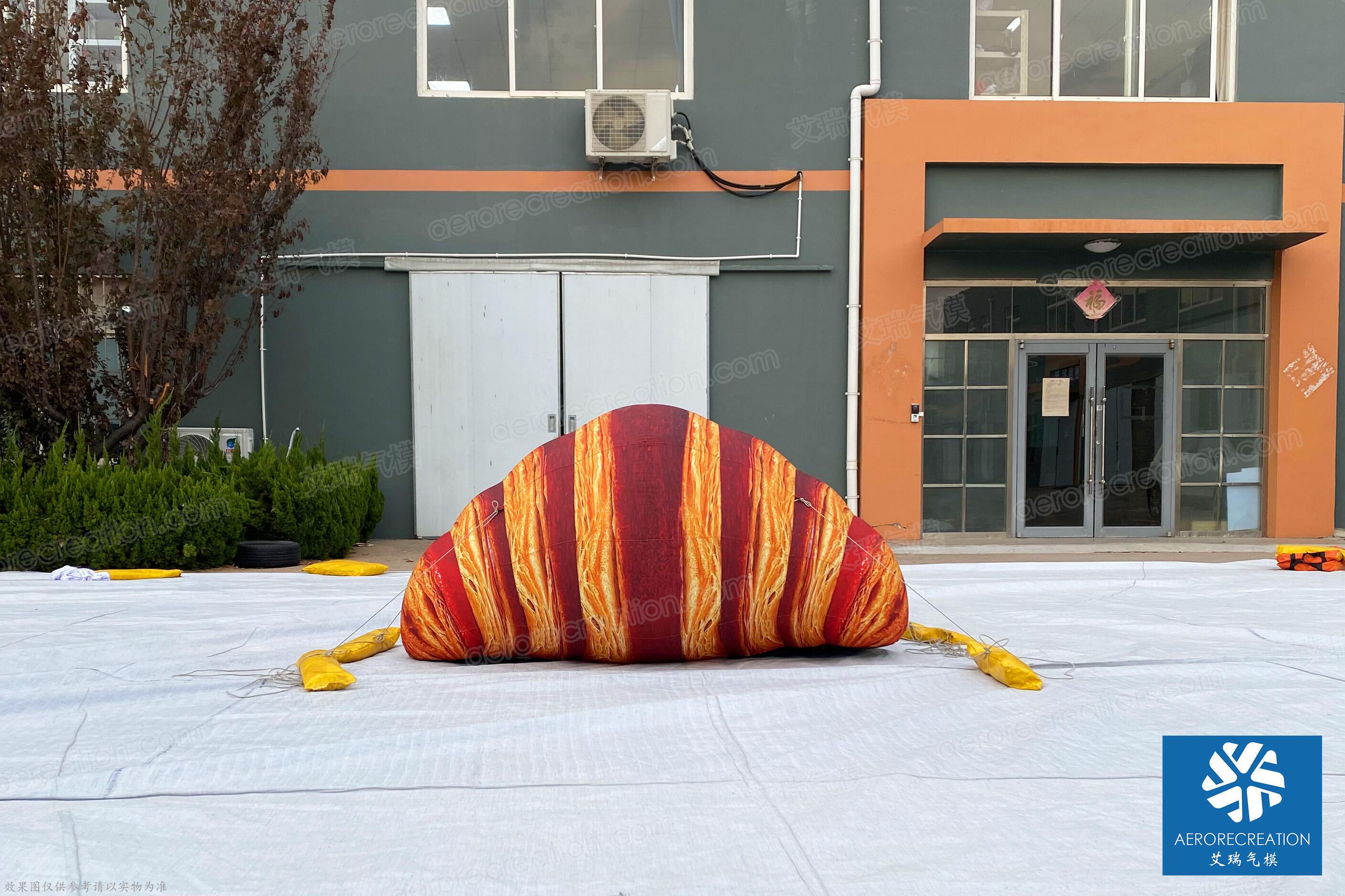 Giant Replica Inflatable Croissant Decoration