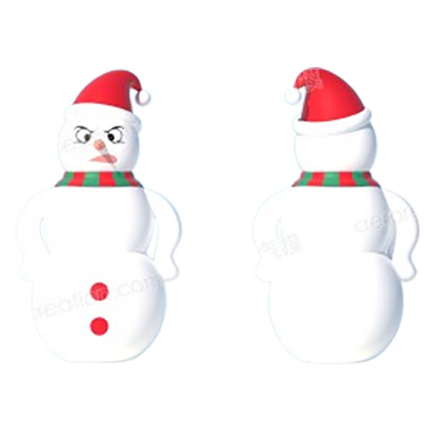 Inflatable Christmas Mad Snowman 