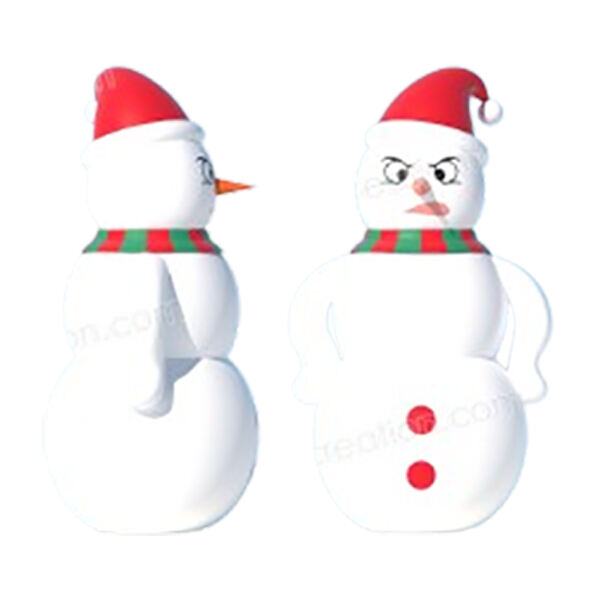 Inflatable Christmas Mad Snowman 