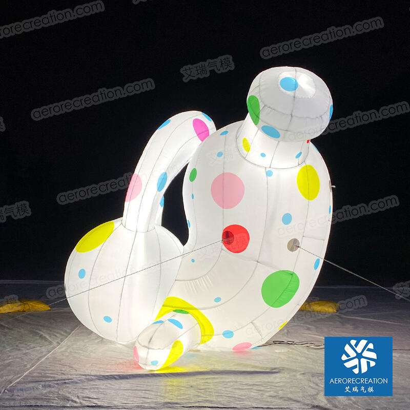 Decoration Inflatable White Good Rabbit