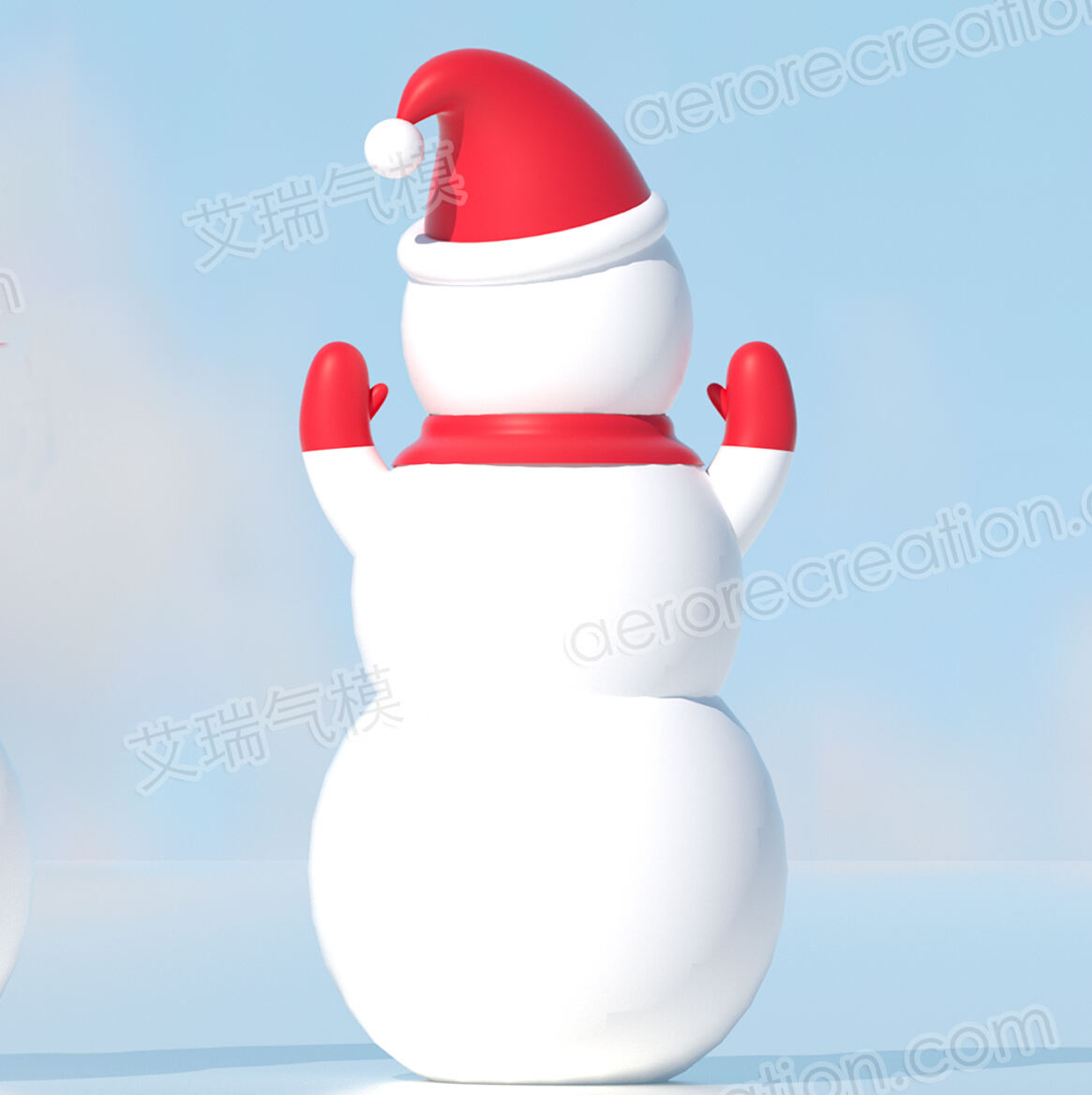 Crazy Inflatable Christmas Snowman