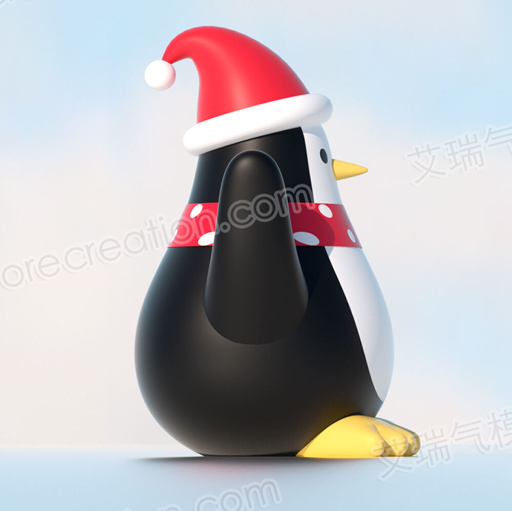 Cute Inflatable Christmas Penguins Decoration