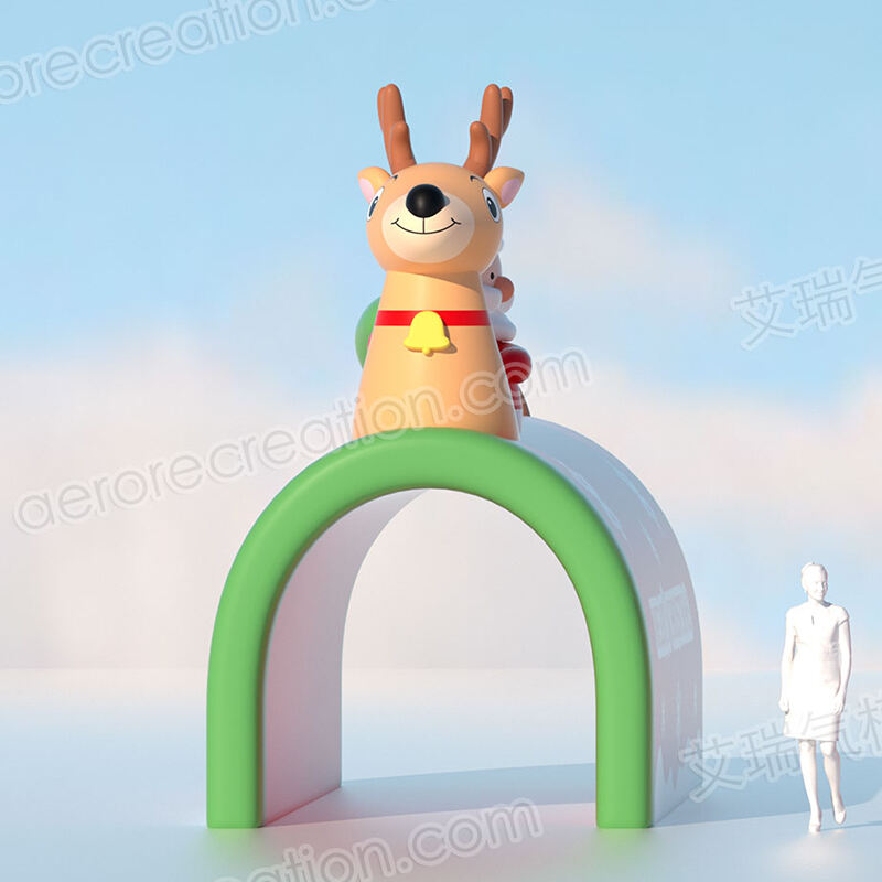 4.7m Height Inflatable Christmas Tunnel