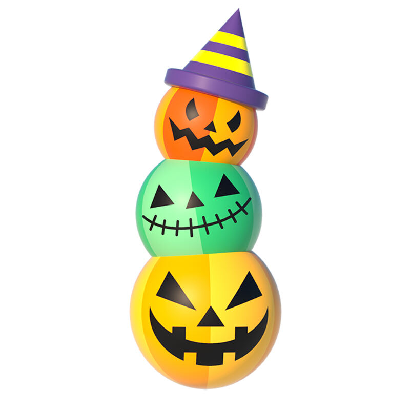 Inflatable Halloween Pumpkin Suit with Light