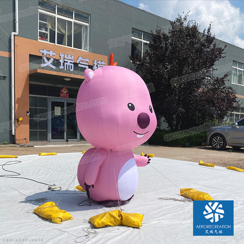 Promotion Inflatable Pink Loopy Cartoon