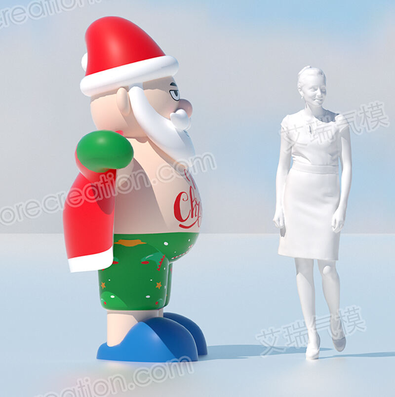 New Funny Inflatable Santa Claus