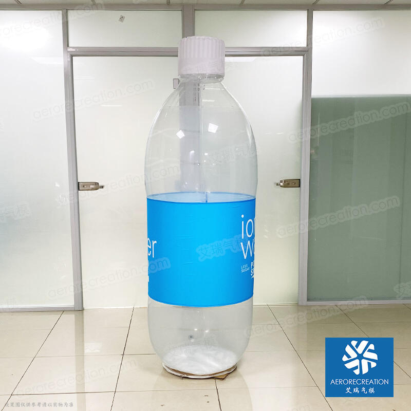 Transparent PVC Inflatable Water Bottle