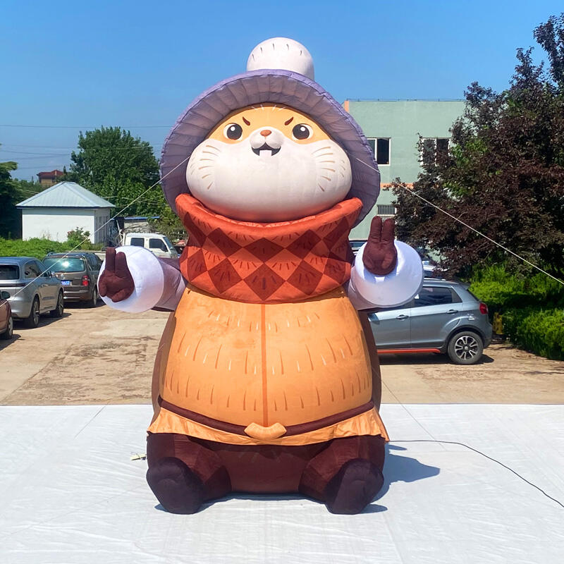 Inflatable Cartoon Plush Hamster Mascot