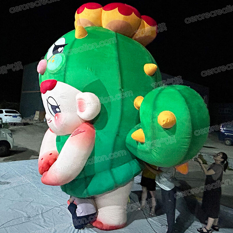 Super Cute Customized Inflatable Cactus Model