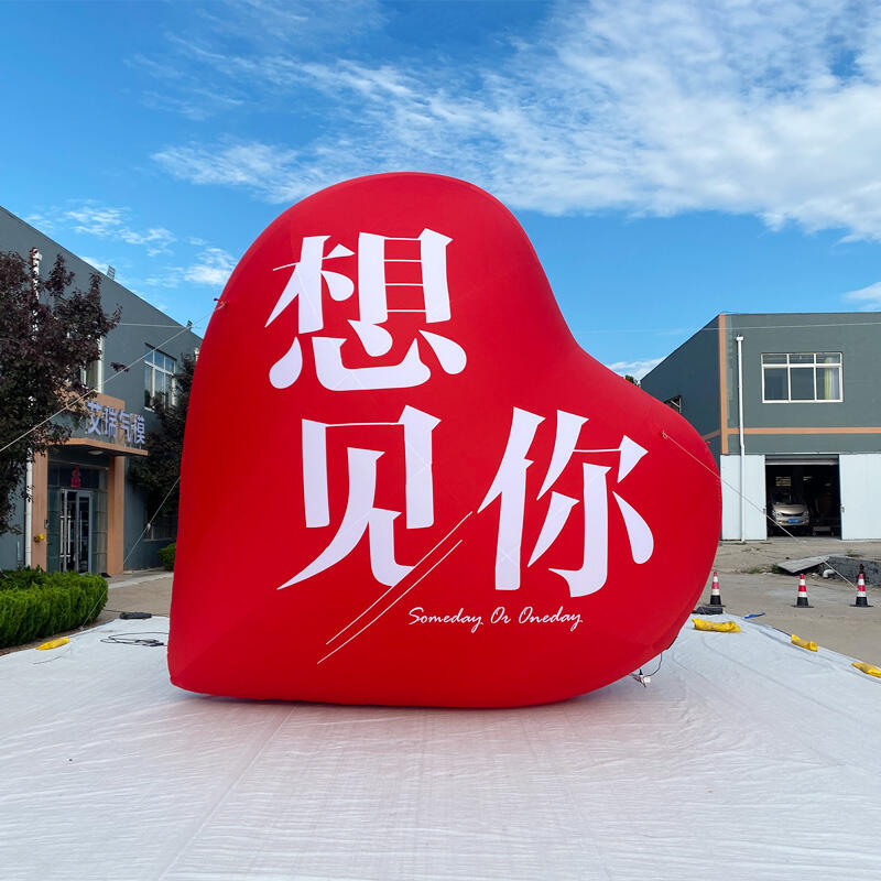 Giant Inflatable Love Heart with Light