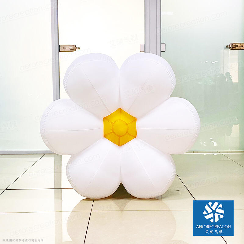 Inflatable Hanging White Flower