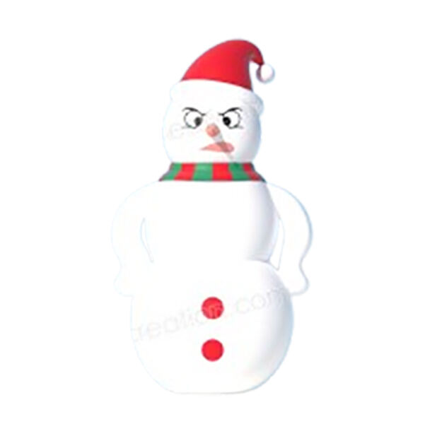 Inflatable Christmas Mad Snowman 