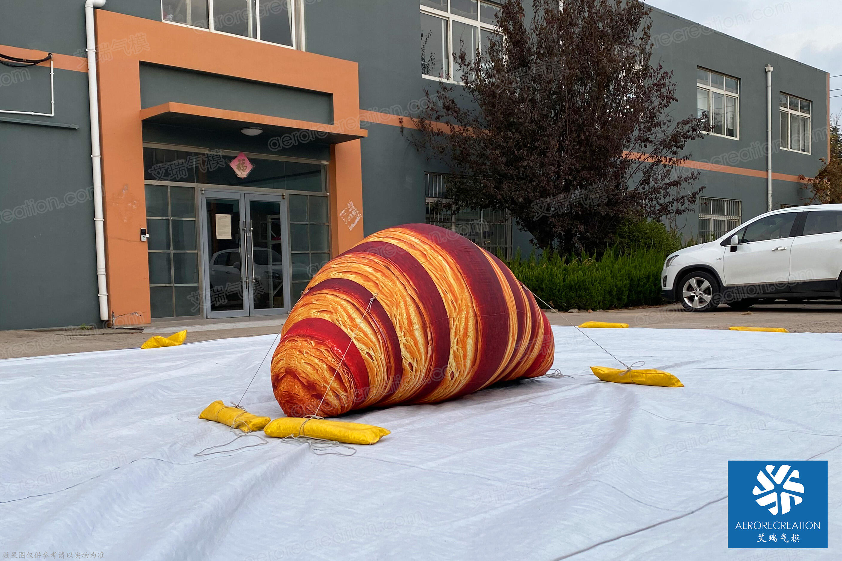 Giant Replica Inflatable Croissant Decoration