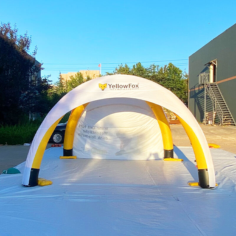 Airtight white-yellow Spider Tent