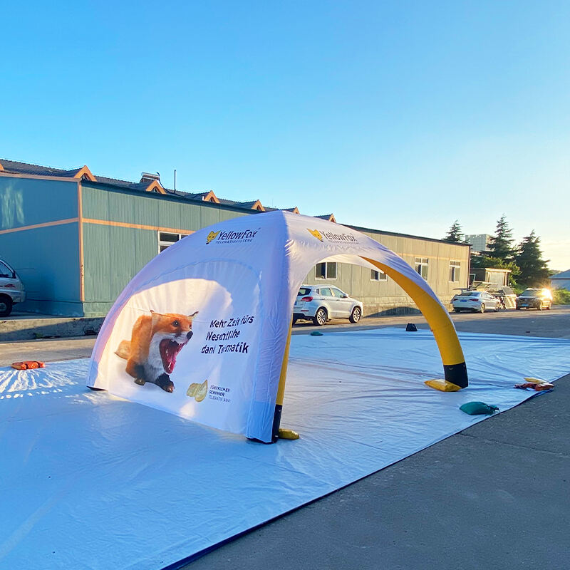 Airtight white-yellow Spider Tent