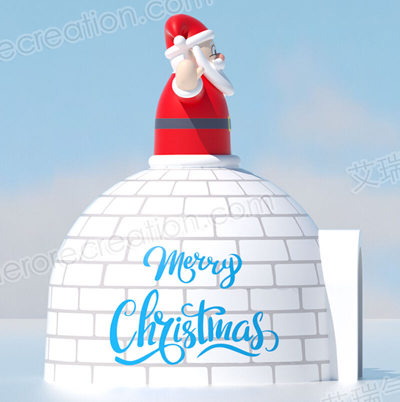 Giant Inflatable Christmas Igloo