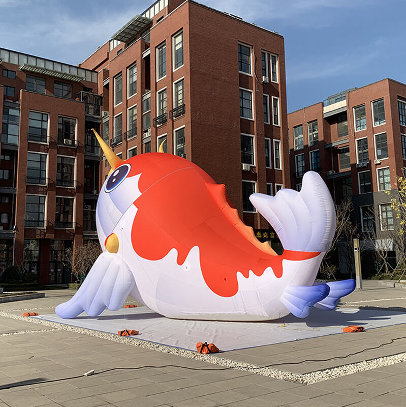 Outdoor 10m Inflatable Goldfish Model