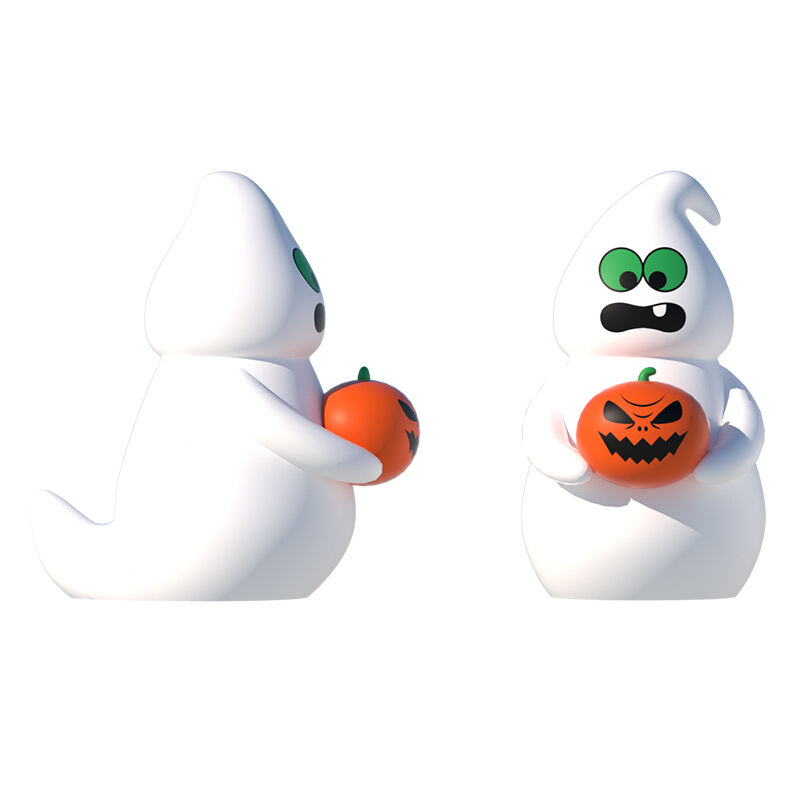 Inflatable Halloween Ghost with Pumpkin