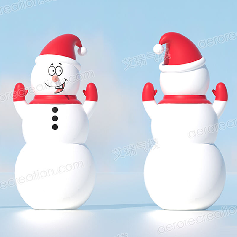 Crazy Inflatable Christmas Snowman