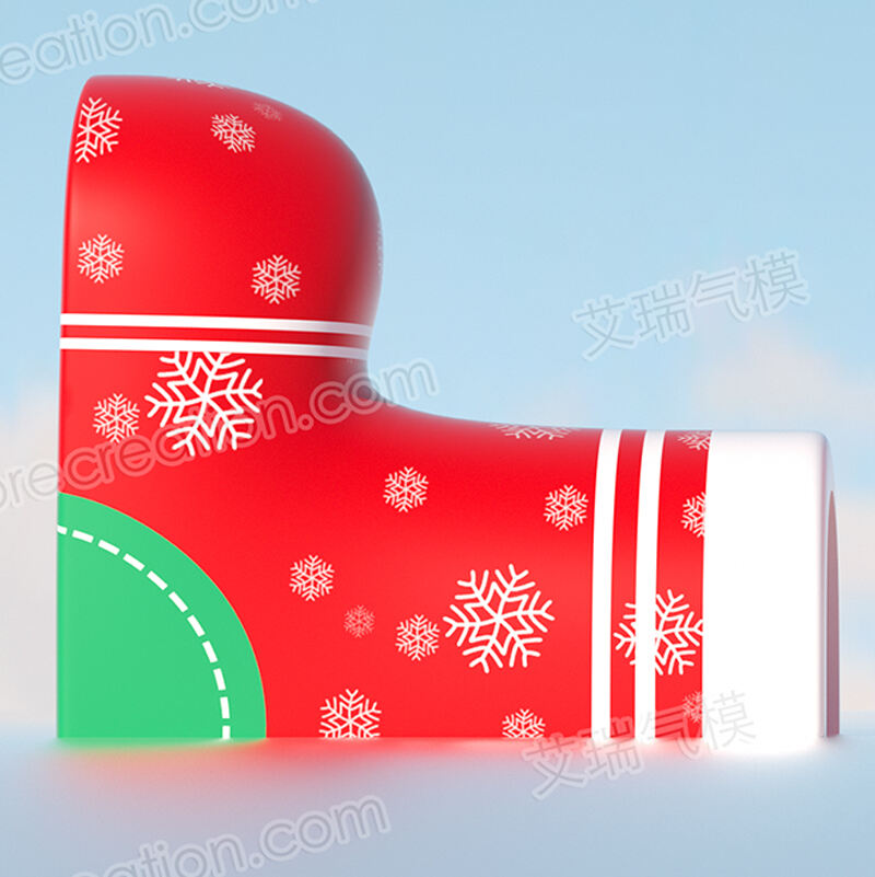 Christmas Sock Custom Inflatable Tunnel