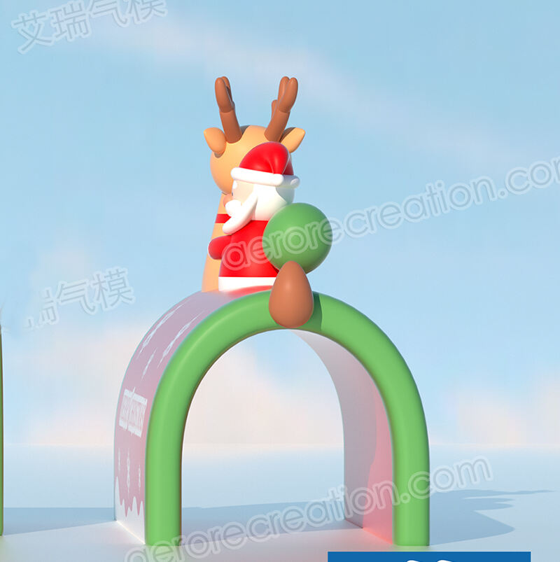 4.7m Height Inflatable Christmas Tunnel