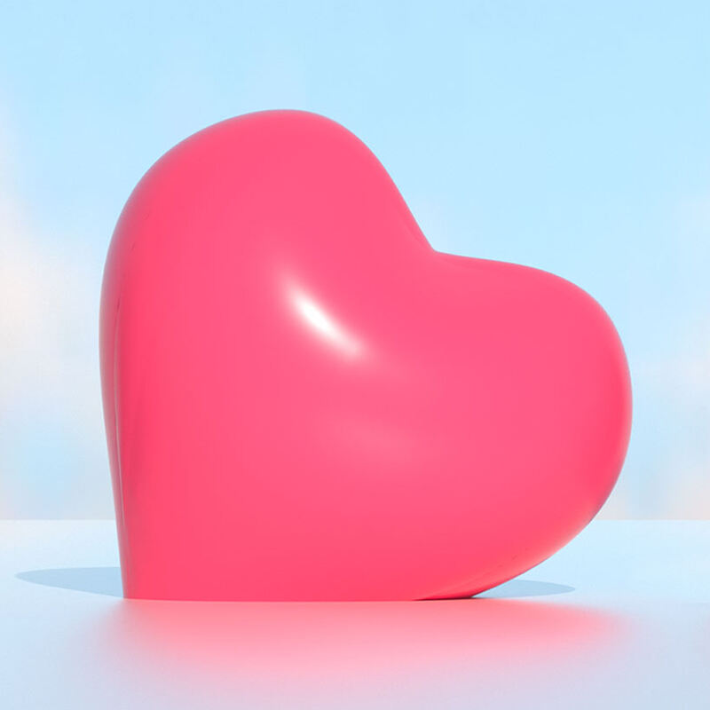 Giant Airtight Inflatable Heart Model