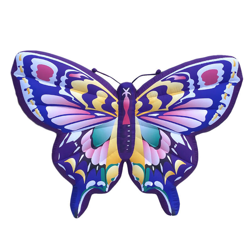 Hanging Inflatable Purple Butterfly