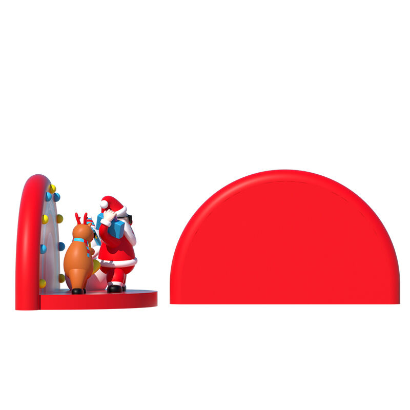 Funny Inflatable Cartoon Santa Elk Stage 