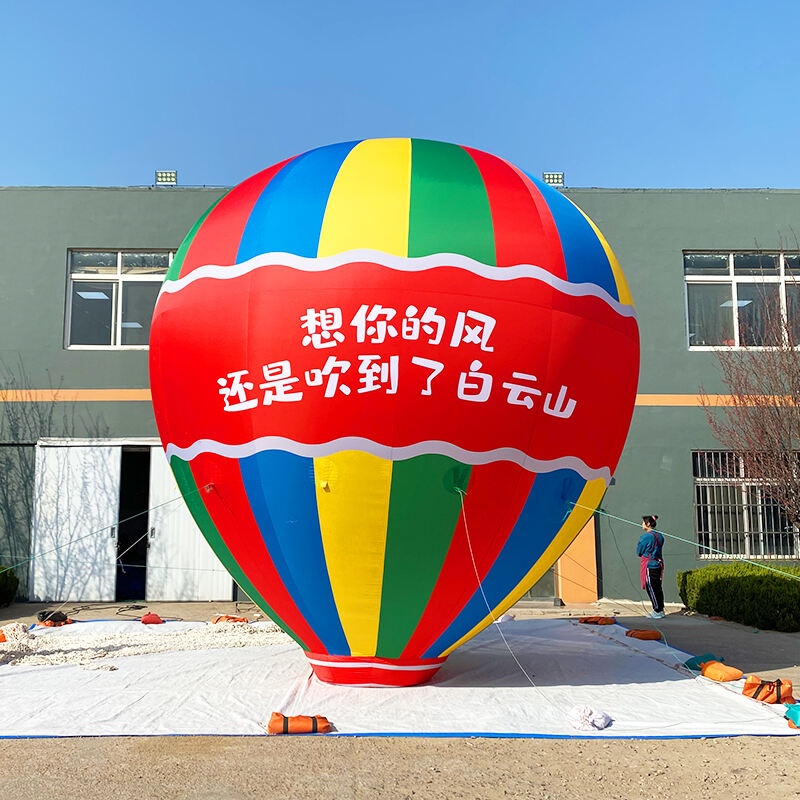 Inflatable colorful hot air Balloon