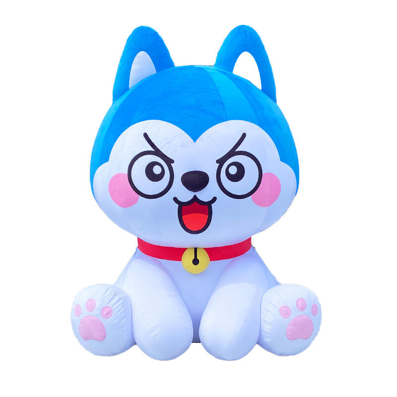 Sit Inflatable Cartoon Wolf Mascot