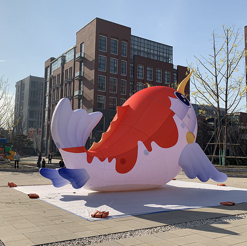 Outdoor 10m Inflatable Goldfish Model