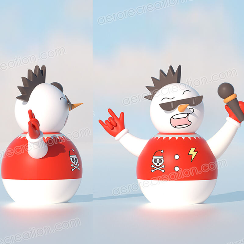 Aero Christmas Inflatable Cartoon Snowman Character