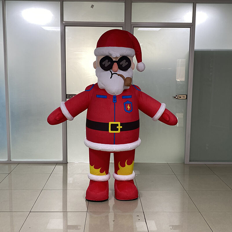 Christmas Inflatable Walking Santa Claus