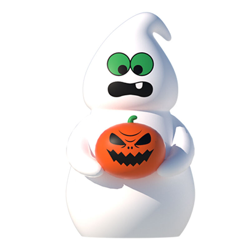 Inflatable Halloween Ghost with Pumpkin